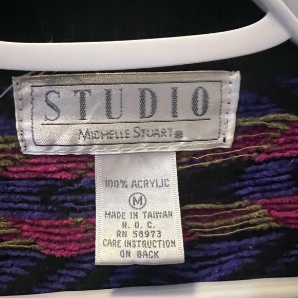 Vintage Multicoloured Crew Neck Sweater - Picture 4 of 6